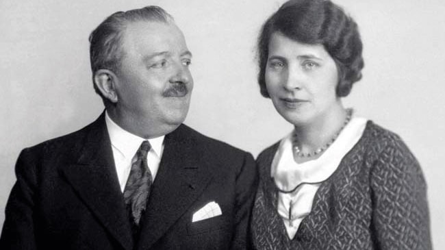 Branger with second wife Jeanne