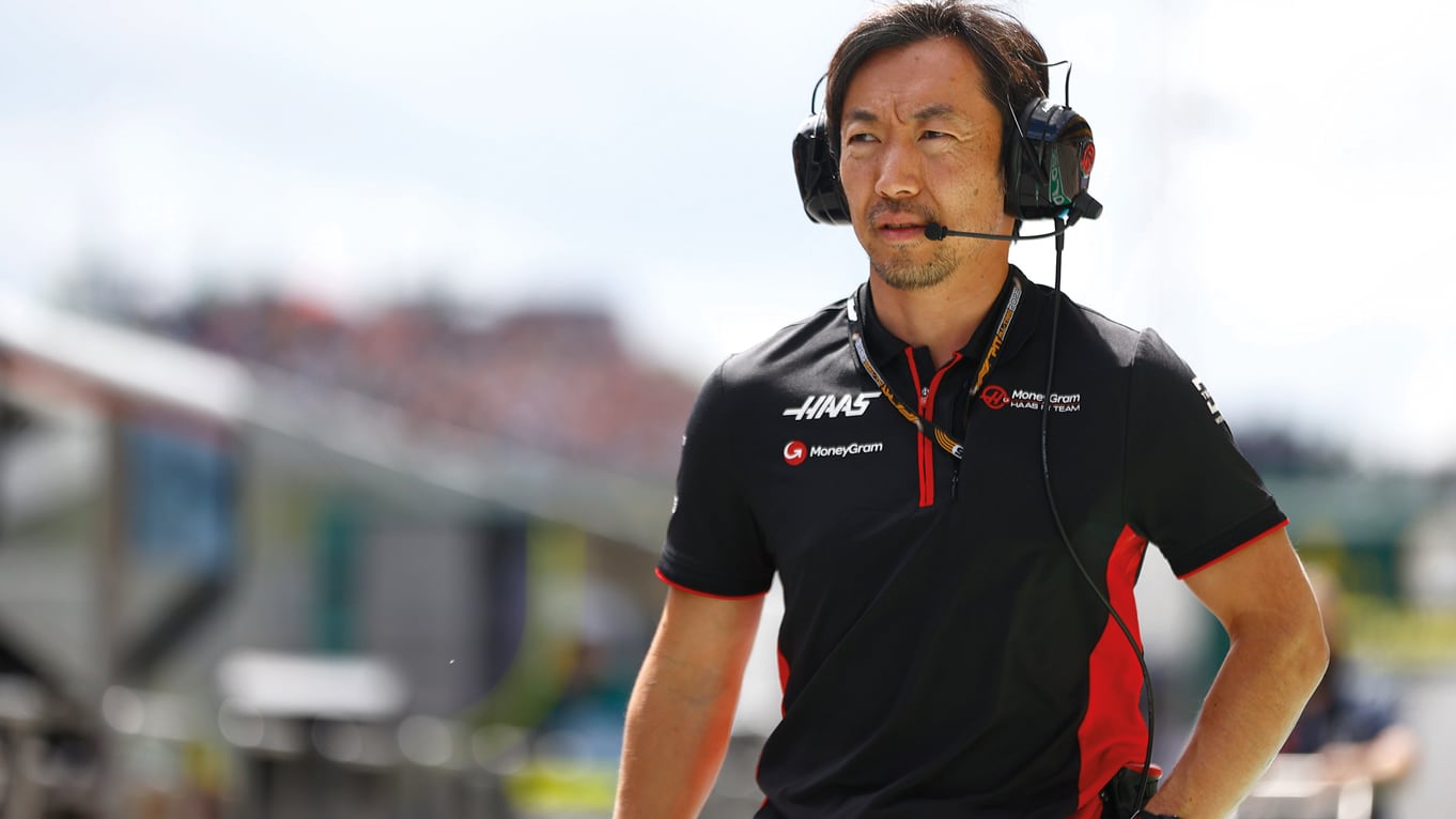 New Haas team principal Ayao Komatsu has big shoes to fill