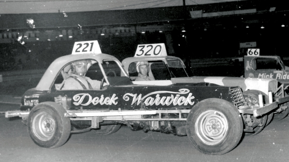 Where it all started out – stock cars, early 1970s.