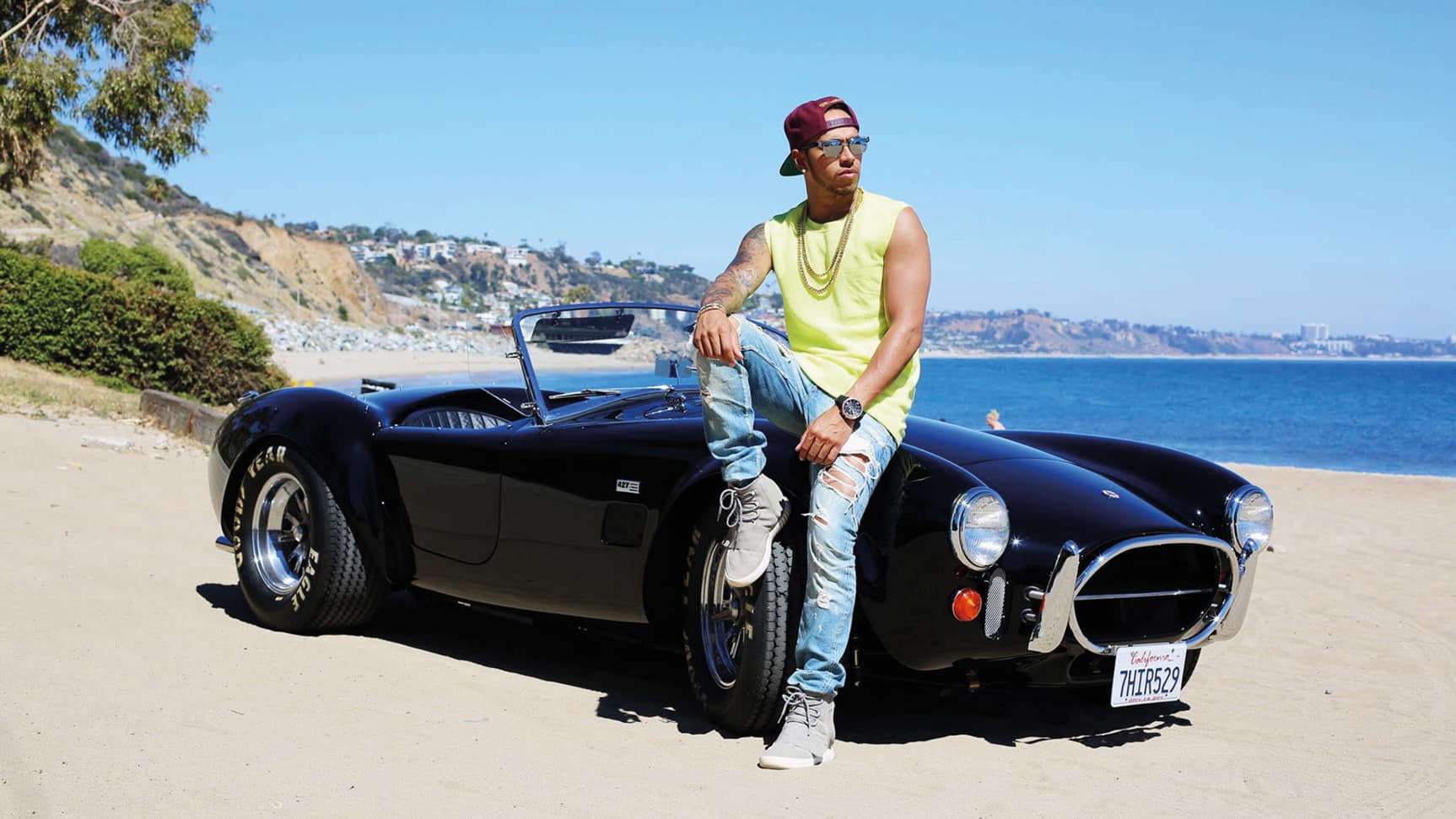As the Formula 1 world titles arrived for Lewis Hamilton, the car collection grew (as did the holes in his jeans)