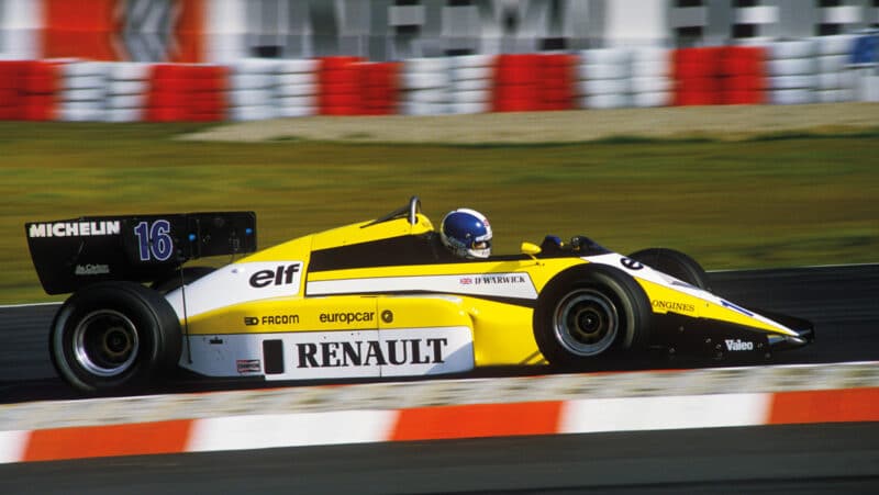 the brilliant 1984 Renault but it rarely lasted the distance
