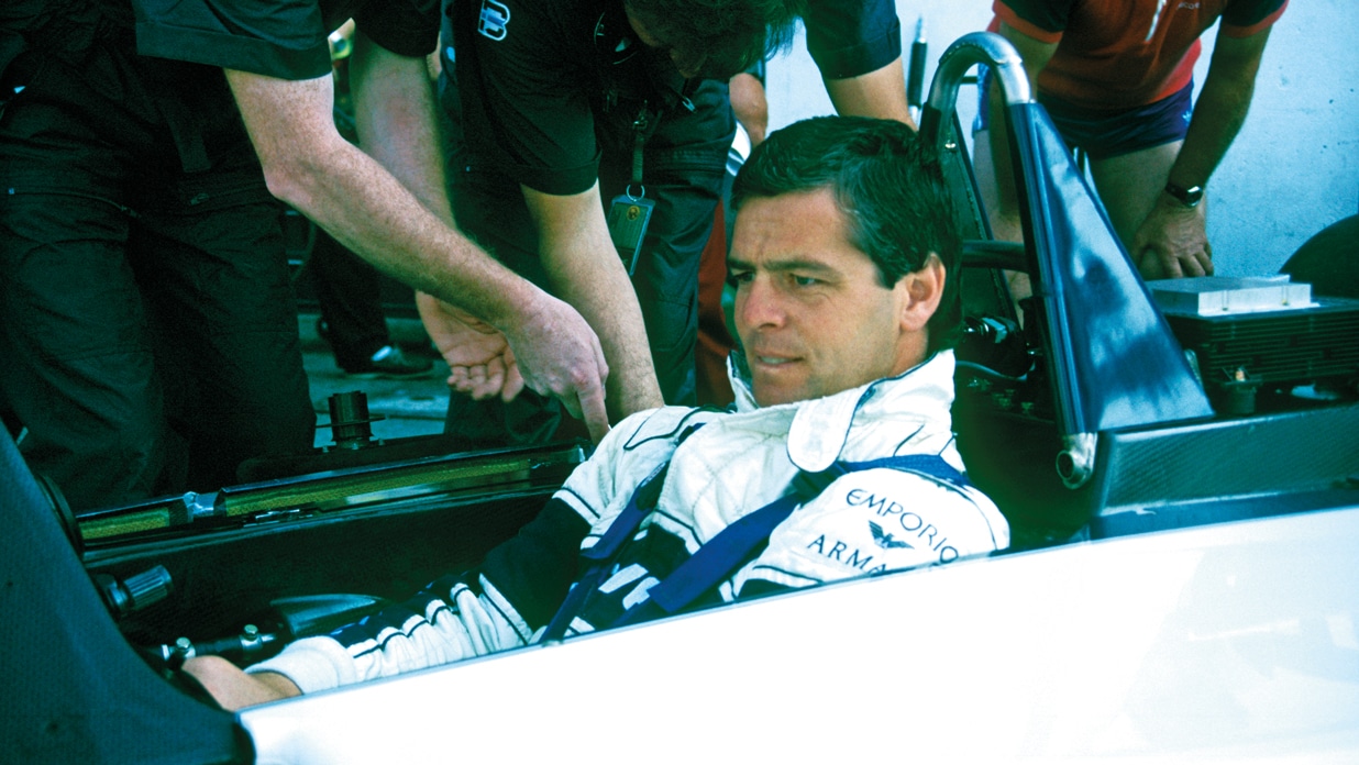 a replacement for Elio de Angelis at Brabham