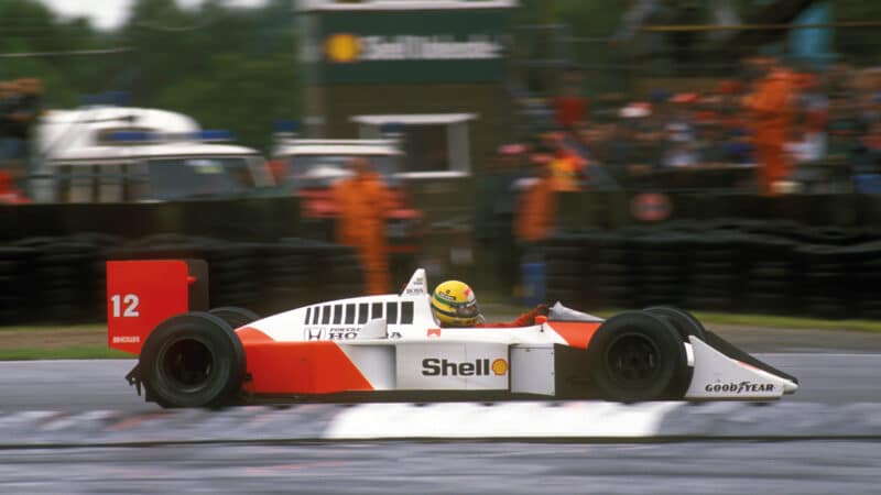Silverstone was a happy hunting ground for Ayrton Senna