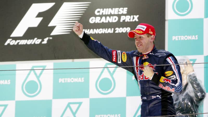 Sebastian Vettel 2010 Chinese Grand Prix