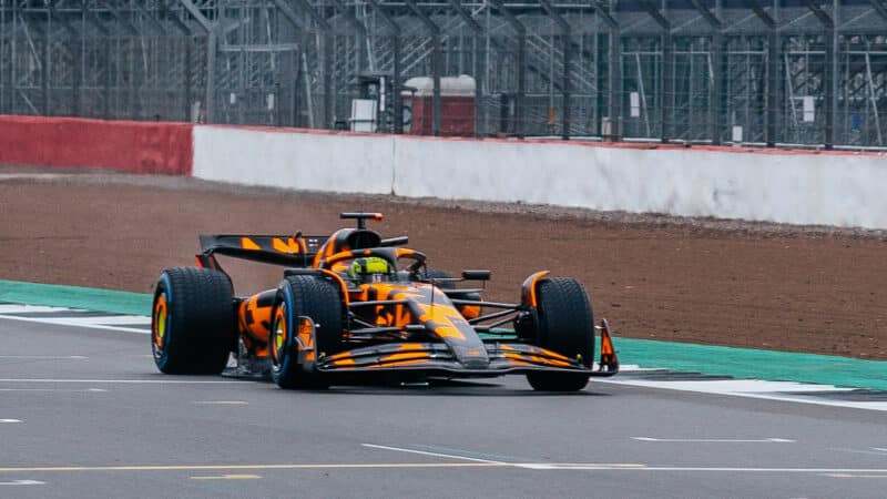 2025 McLaren MCL39 at Silverstone shakedown