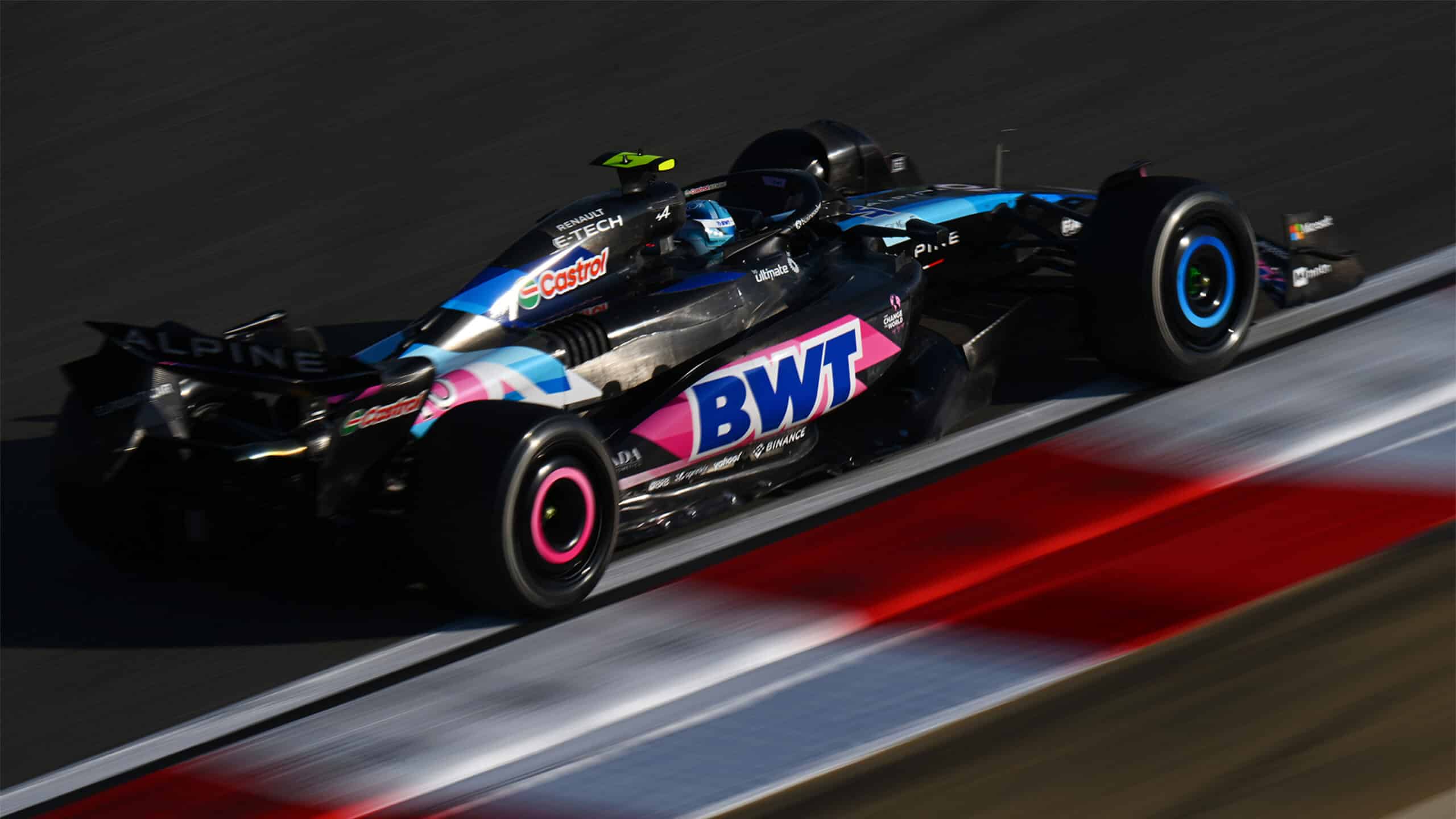 Alpine pre-season testing 2024