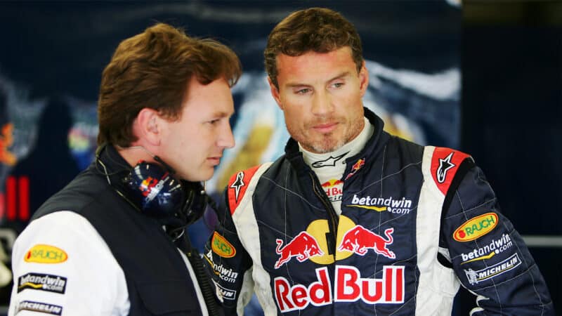 Christian Horner David Coulthard Red Bull 2005