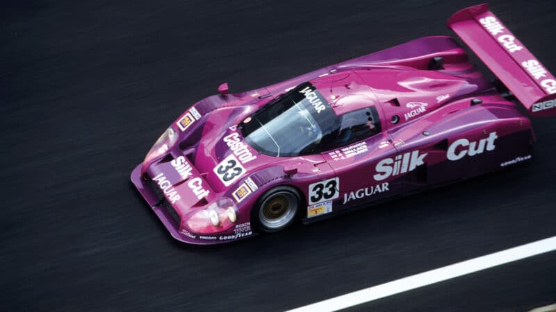 Warwick’s third outing at the Le Mans 24 Hours was in a Jaguar XJR-12 in 1991 but he missed out on the podium – fourth in a Jaguar 2-3-4