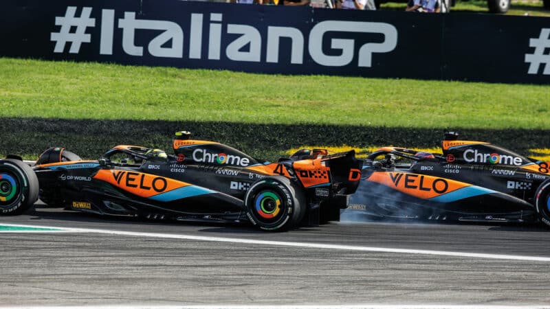 Andrea Stella vented his anger after a crash at Monza