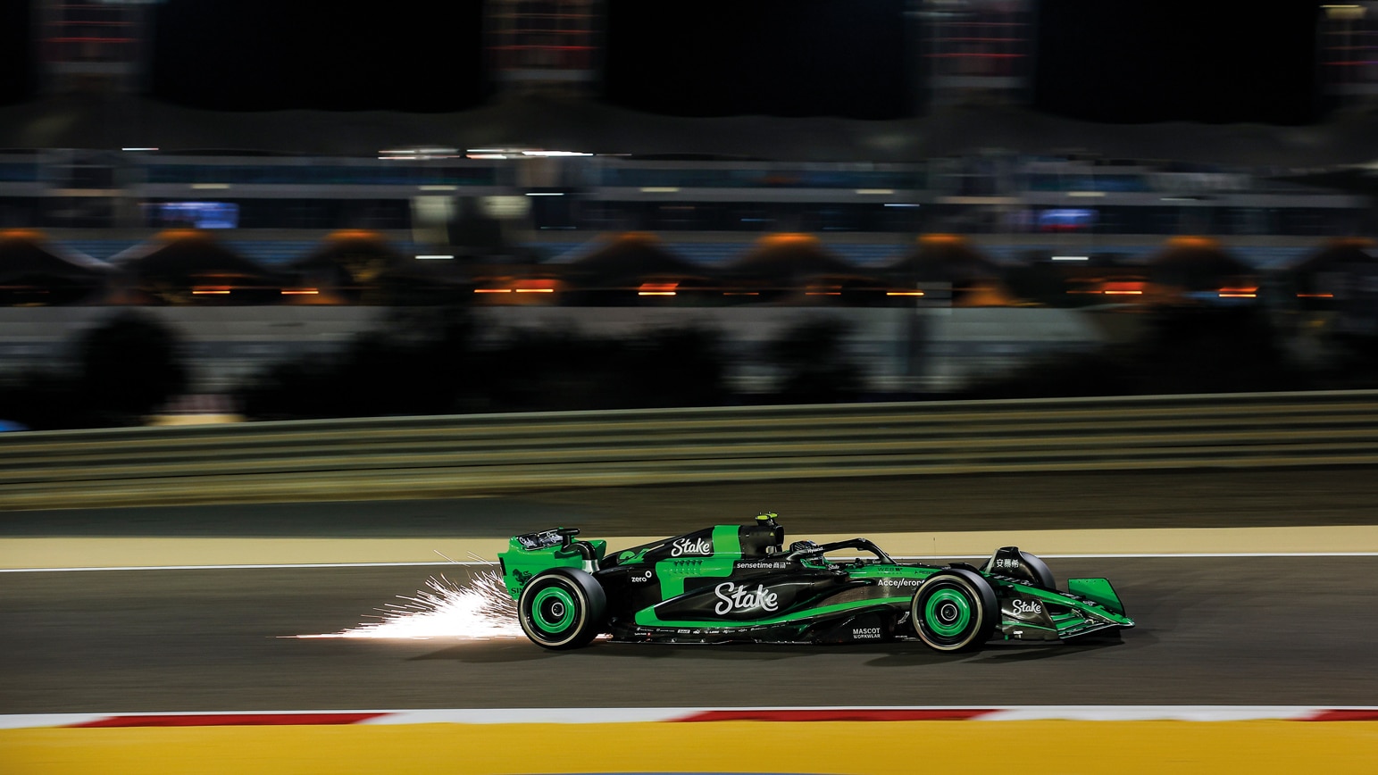 How do you like your Stake – well done? Zhou Guanyu lights up testing in Bahrain