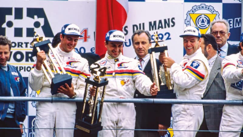 Mark Blundell, Yannick Dalmas and Warwick will need a bigger trophy cabinet