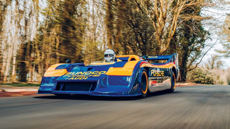 In 2019, Andrew Frankel proved you could spin the wheels of a 917 at 120mph – in this 917/30 once raced by Mark Donohue in Can-Am