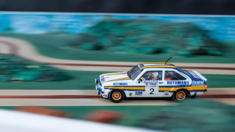 You can pick up a new Rothmans-liveried Escort Mark II for around £80 or find bargains on Ebay and beautify them like this