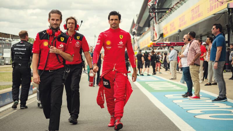 Carlos Sainz race suit for sale, available December