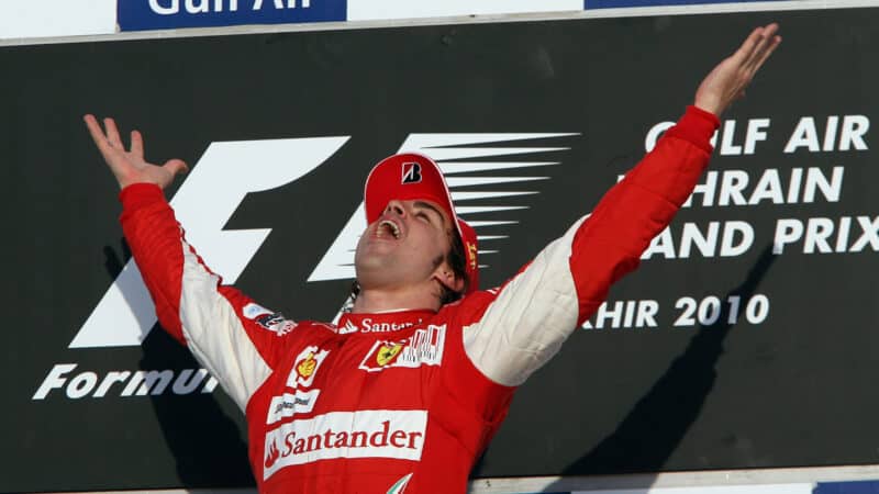 Fernando Alonso Ferrari 2010 Bahrain GP