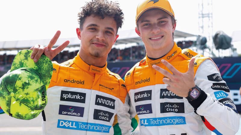 McLaren’s dynamic duo Norris and Piastri, viewed by Max Verstappen, no less, as the strongest line-up in Formula 1