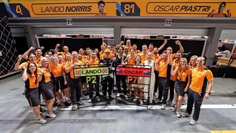A podium at Singapore for Lando Norris – one of five in 2023