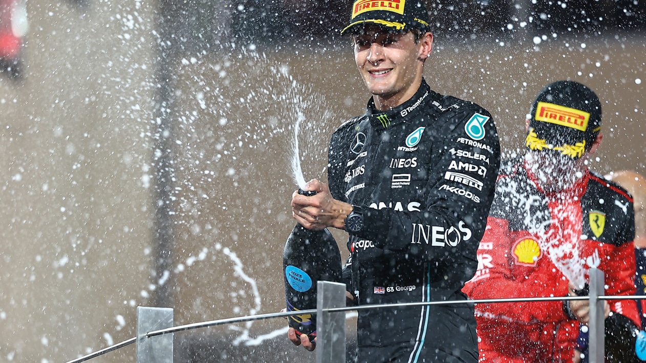 George Russell hopes to pop a few more corks in ’24