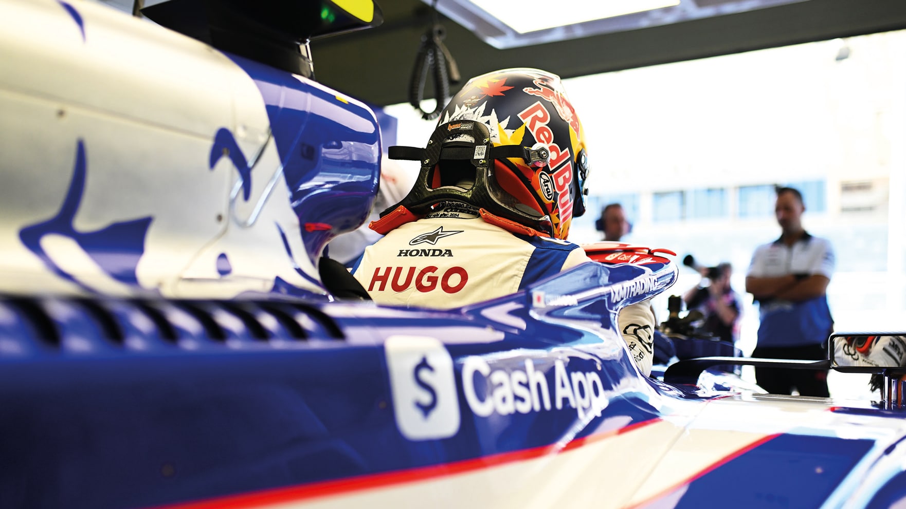 Yuki Tsunoda in the RB VCARB 01