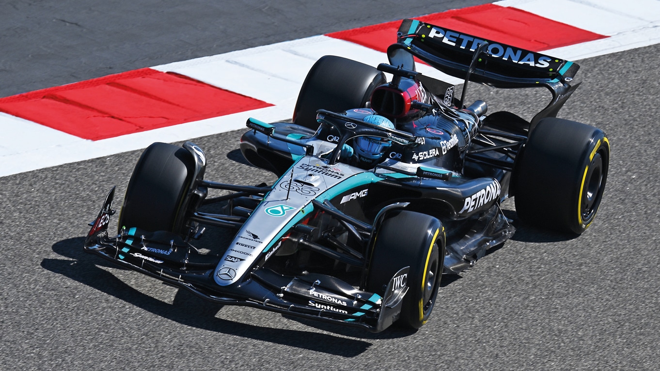 This section of carbon fibre connects the top flap to the W15’s nosecone