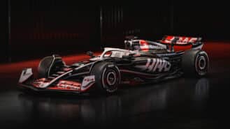 Haas 2024 F1 car launch: VF-24 livery revealed as new boss gives bleak prediction