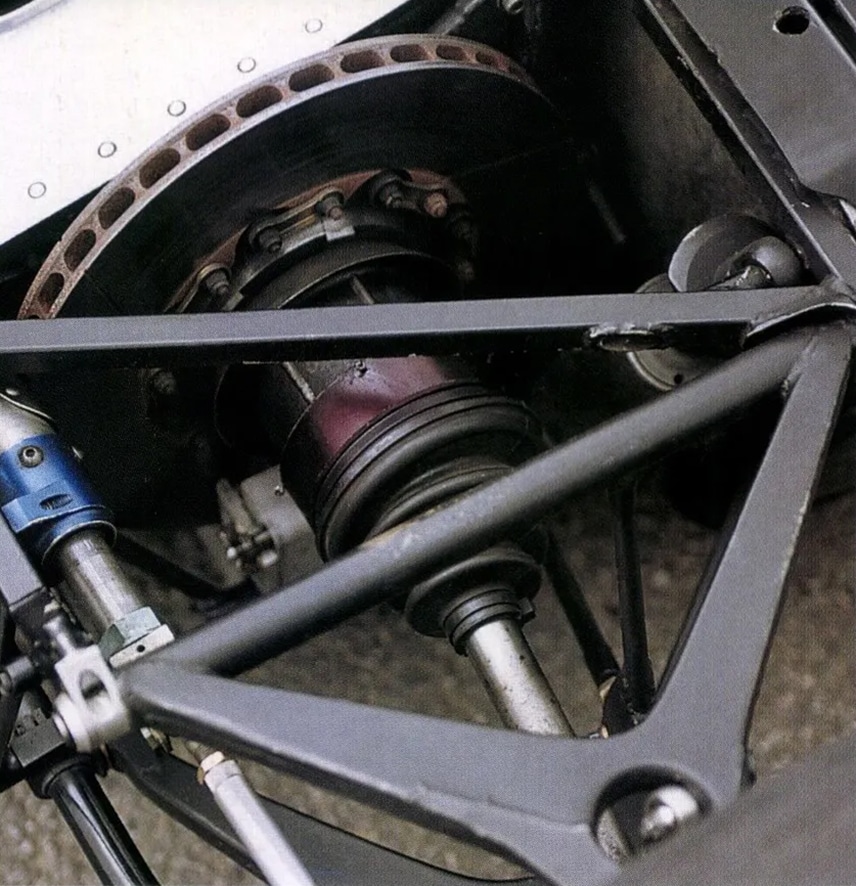 Lotus 72 Formula 1 car suspension