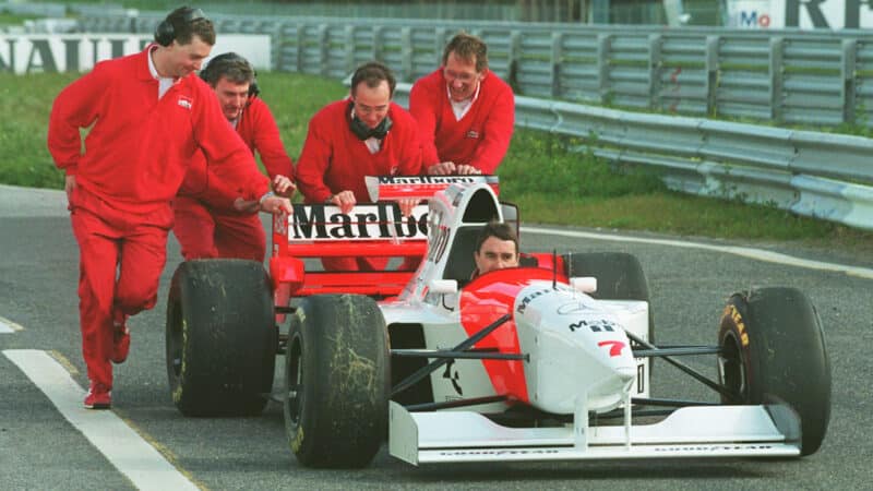 Nigel Mansell McLaren 1995 2