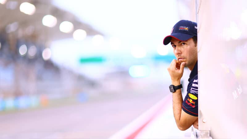 Sergio Perez pre-season testing 2023