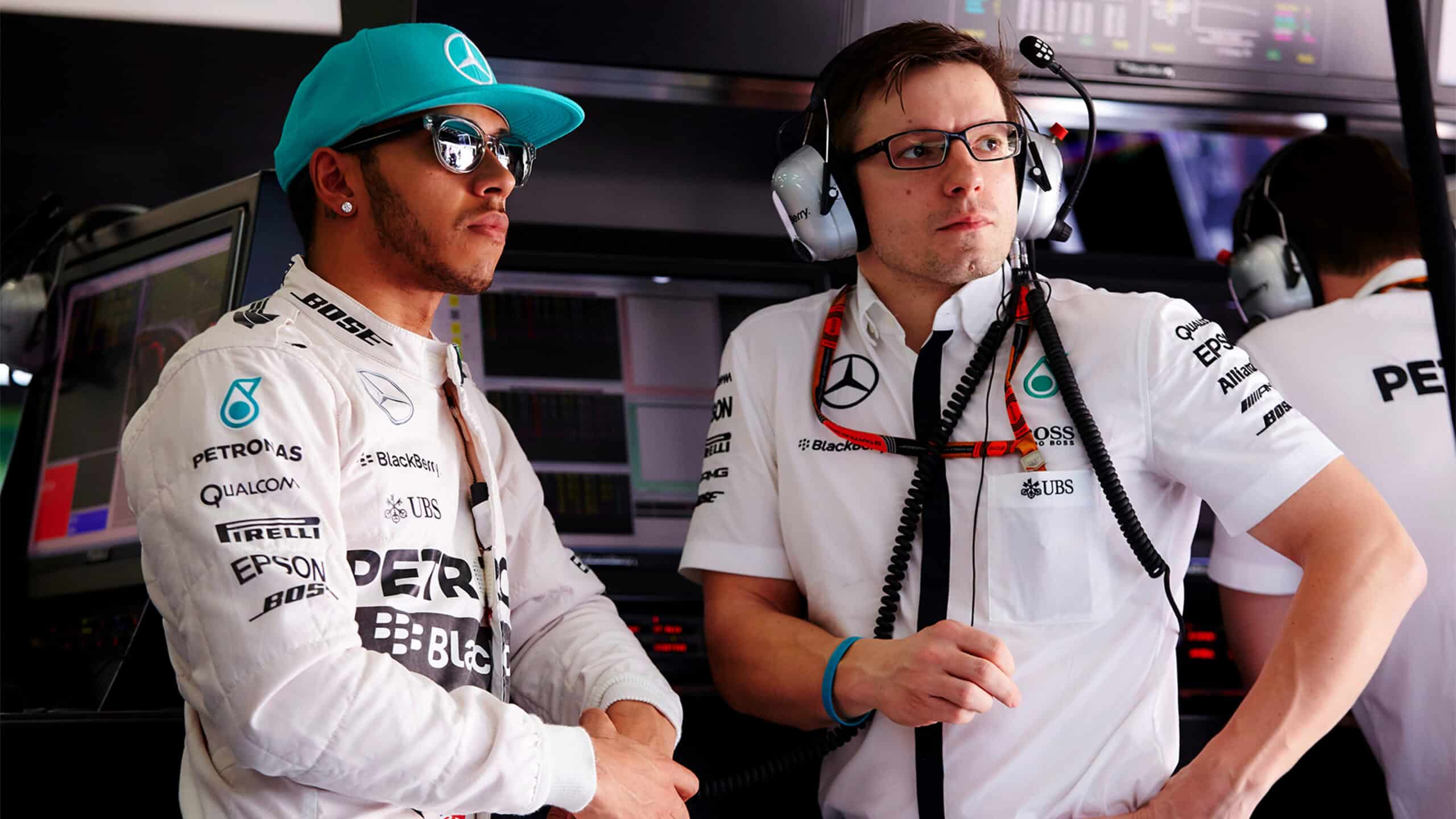 Mercedes Lewis Hamilton Peter Bonnington