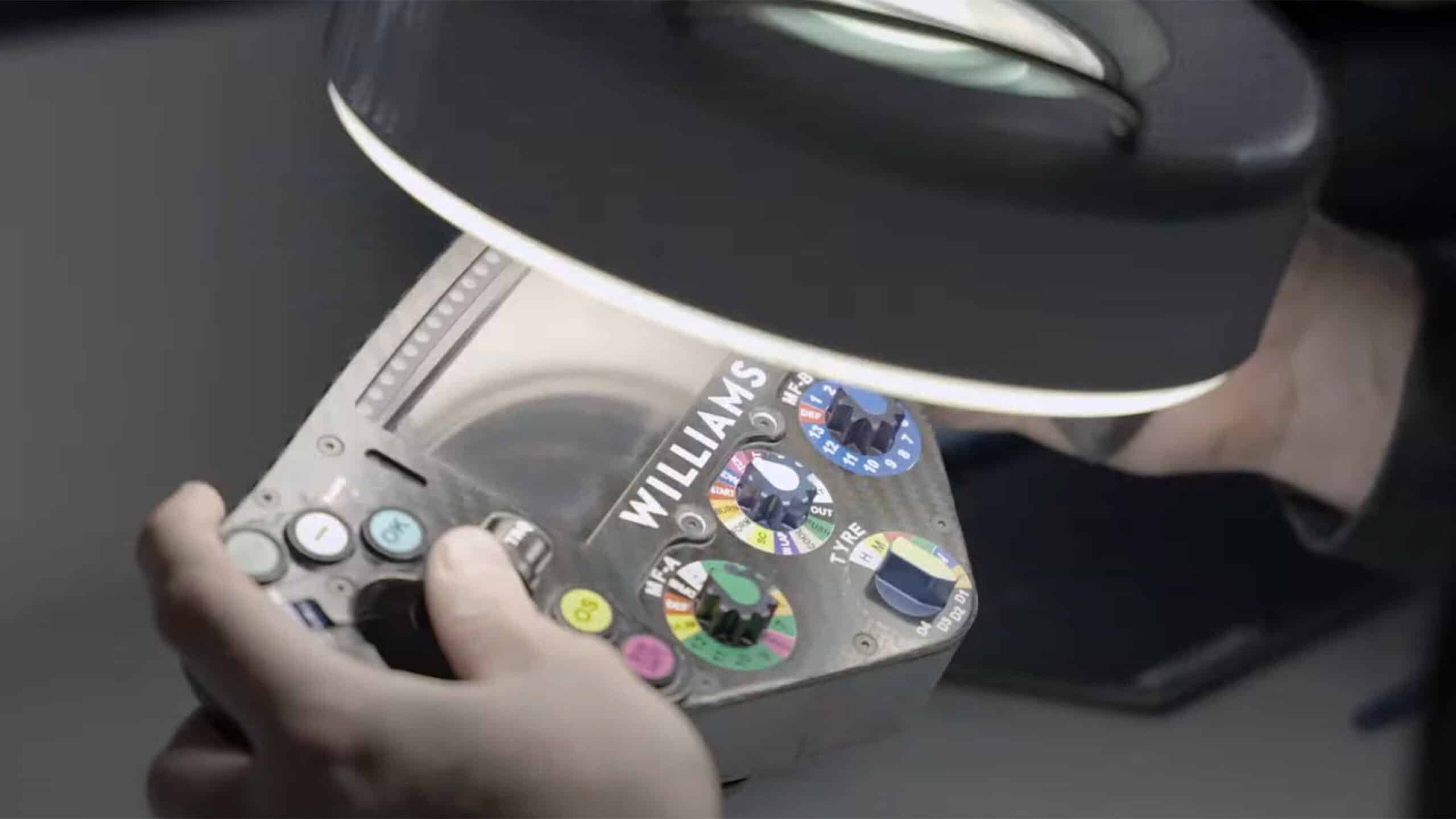 Williams steering wheel