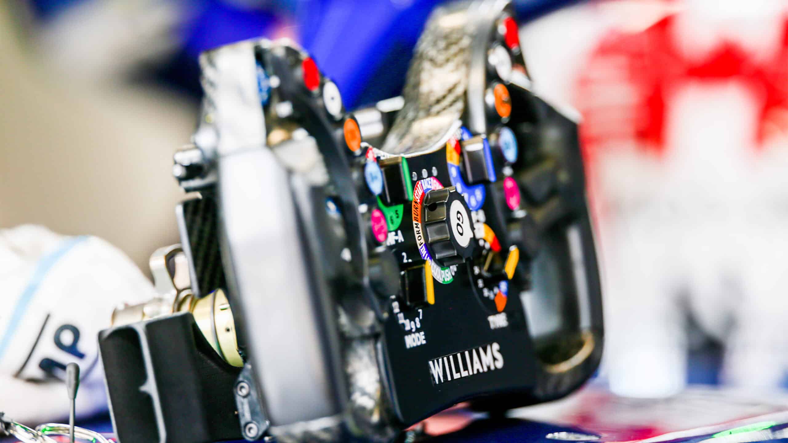 Williams steering wheel