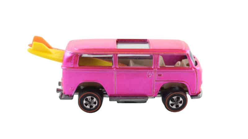 Rare Hot Wheels Pink Beach Bomb Keeps the VW Bus Story Alive