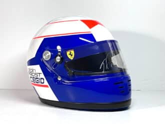 Product image for Alain Prost signed 1990 full-size display helmet