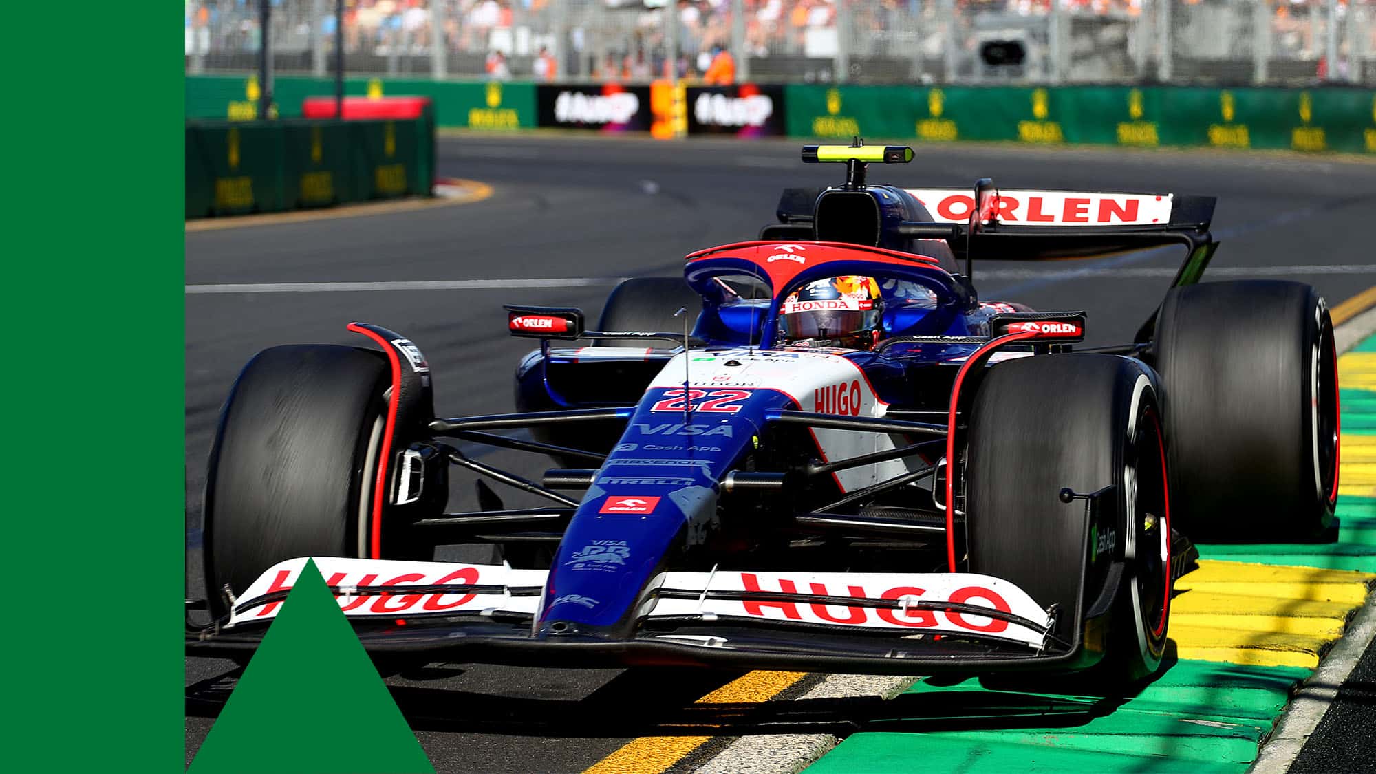 2024 Australian GP Yuki Tsunoda Visa Cash App RB