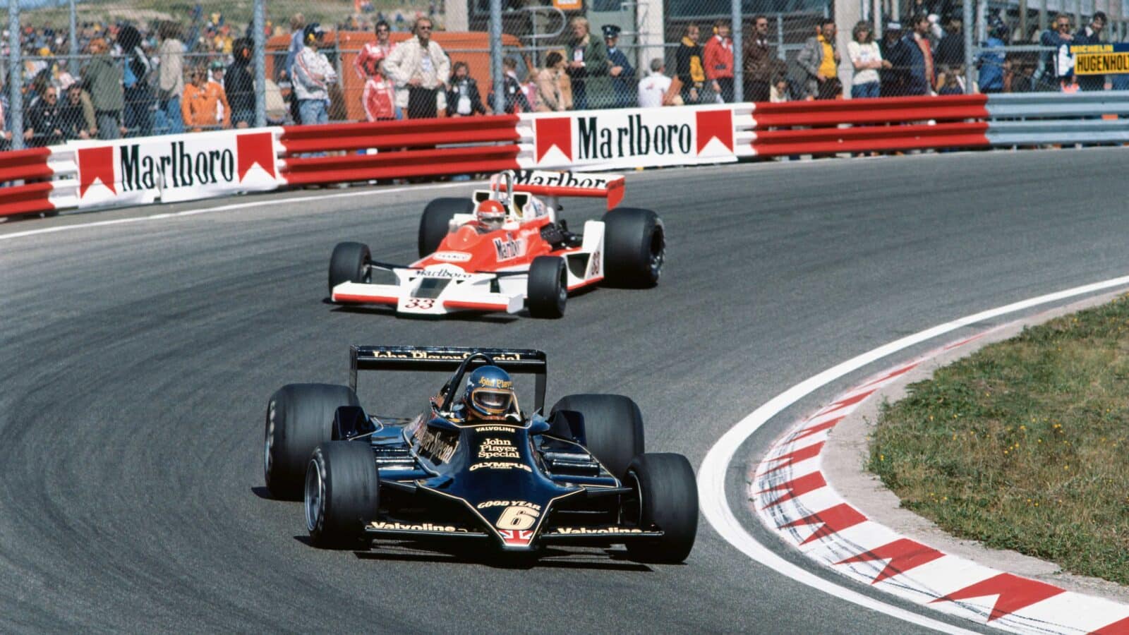 78 6 Ronnie Peterson Lotus Ford 33 Bruno Giacomelli McLaren Ford Dutch GP