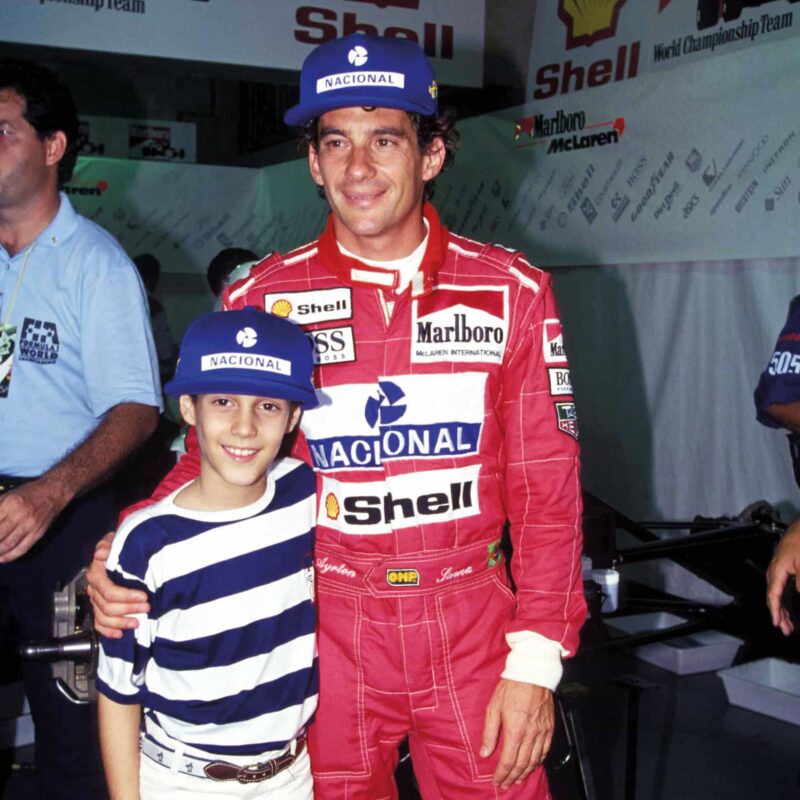 Ayrton and Bruno Senna