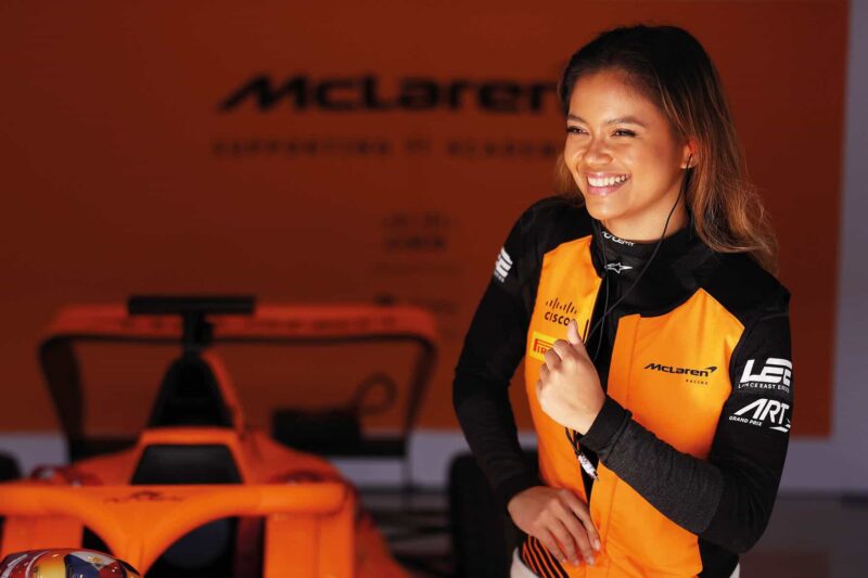 Bianca Bustamante at McLaren
