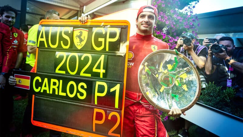Carlos Sainz Aus 2024 win