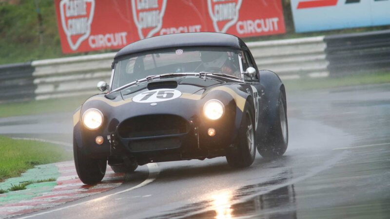 Cars on track at Castle Combe