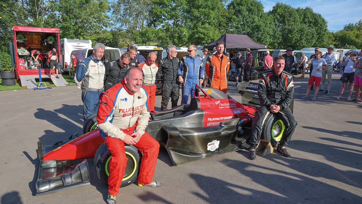 The hillclimb ‘Class of 2023’ – Menzies is nearest