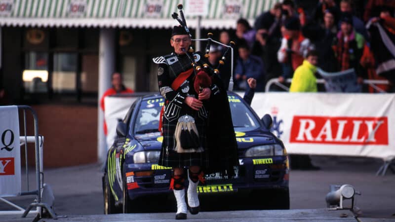 bagpiper became a McRae signature