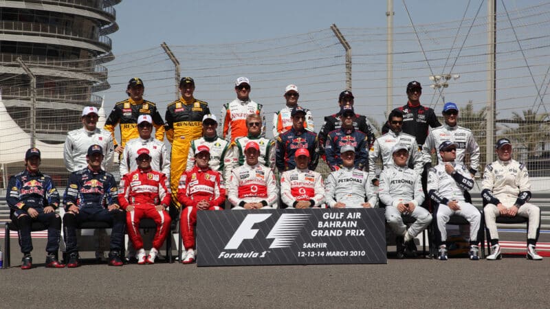 F1 drivers 2010