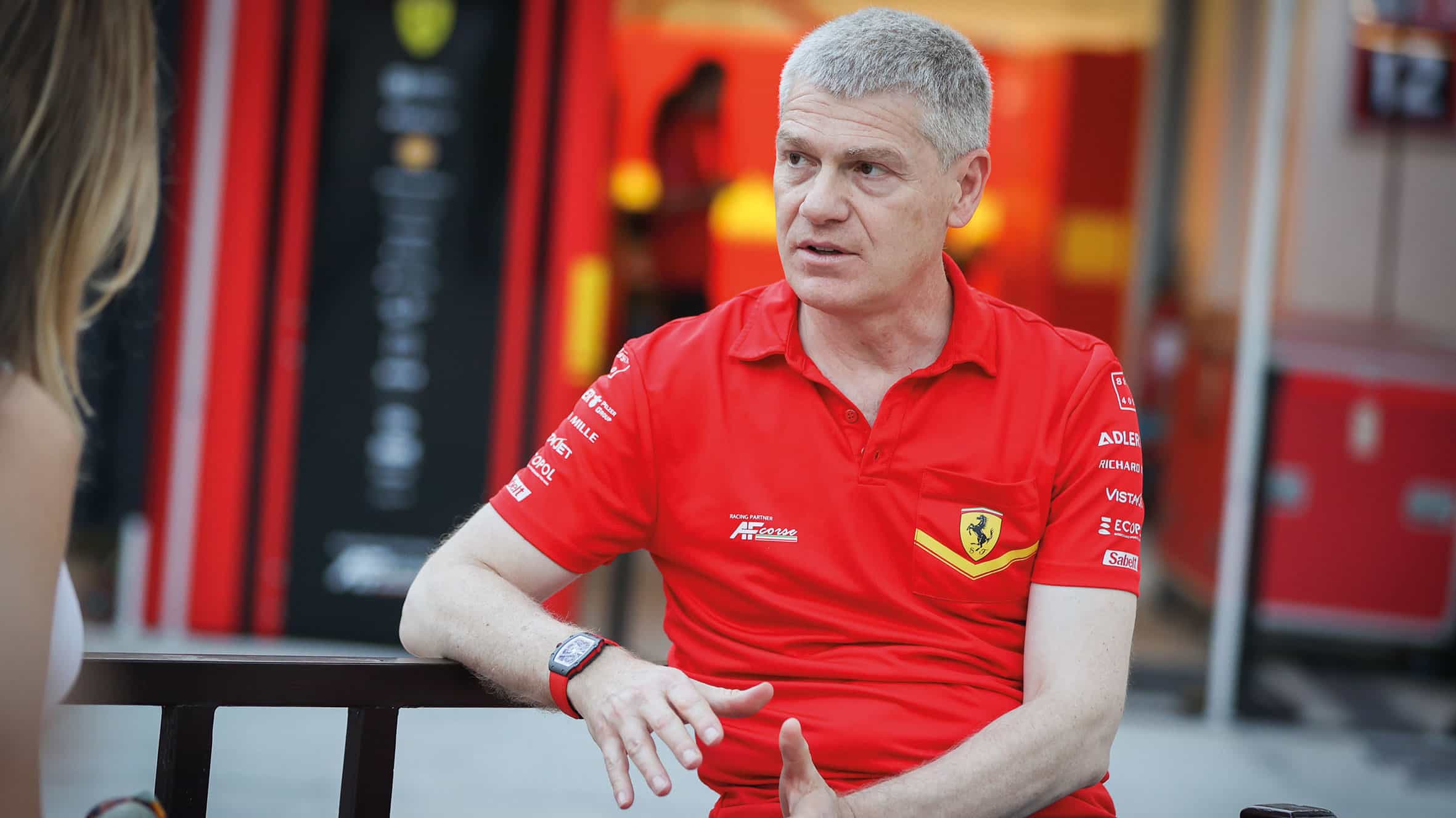 Ferrari team boss Antonello Coletta