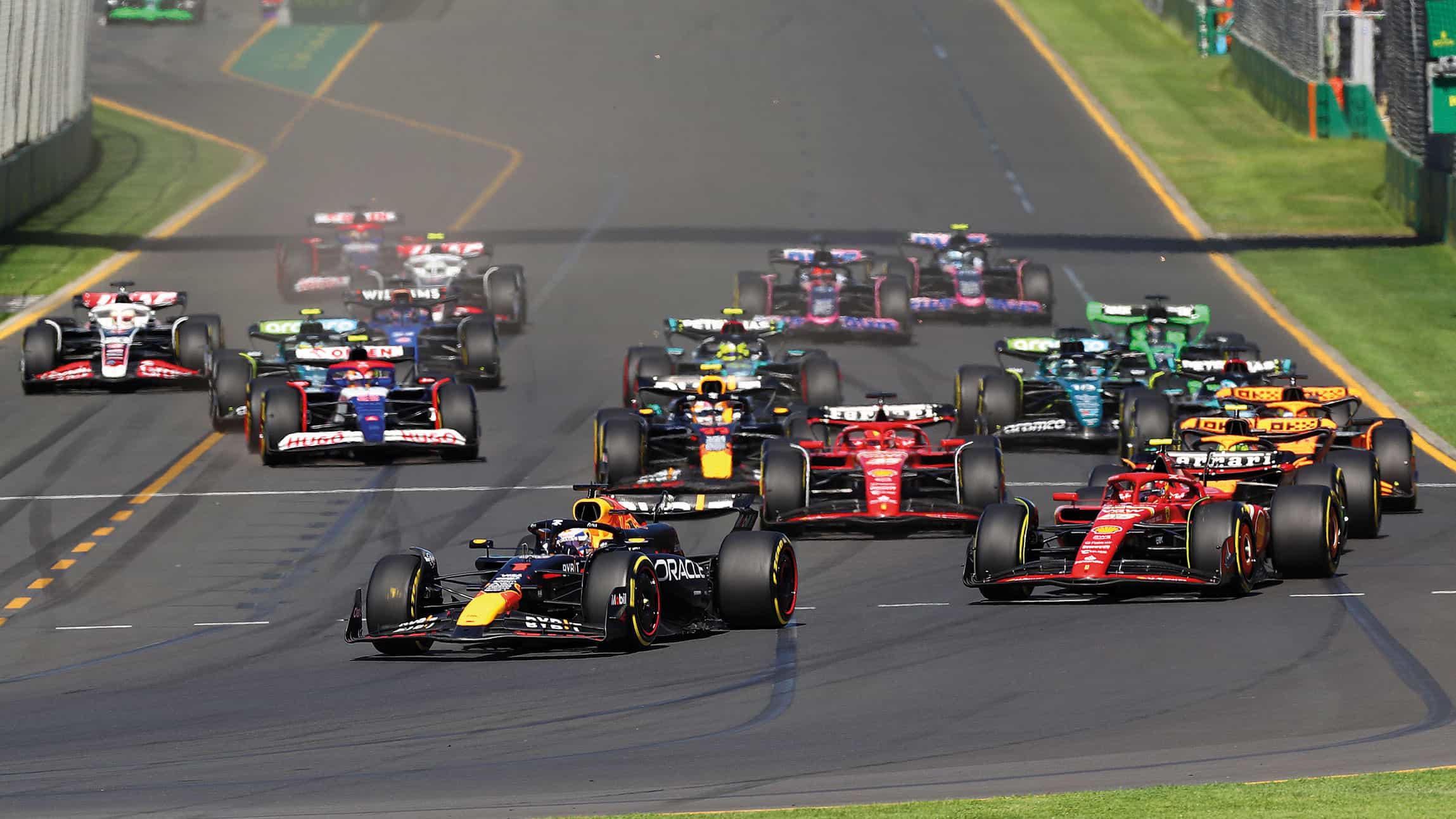 Full F1 grid at Melbourne 2024