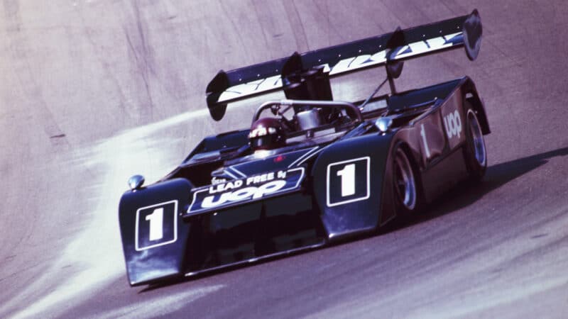 A regular Atlantic hopper, Oliver drove Shadows in Can-Am from 1971-74 – this is the Mk3 of ’72