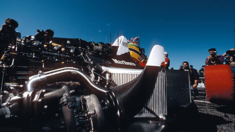 Packaging of the tiny Honda engine was key