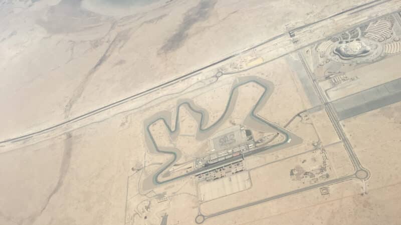 Losail circuit in Qatar desert