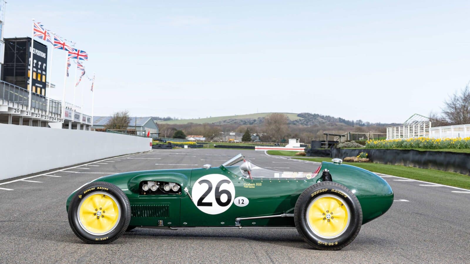 Lotus 12 on Hampshire roads