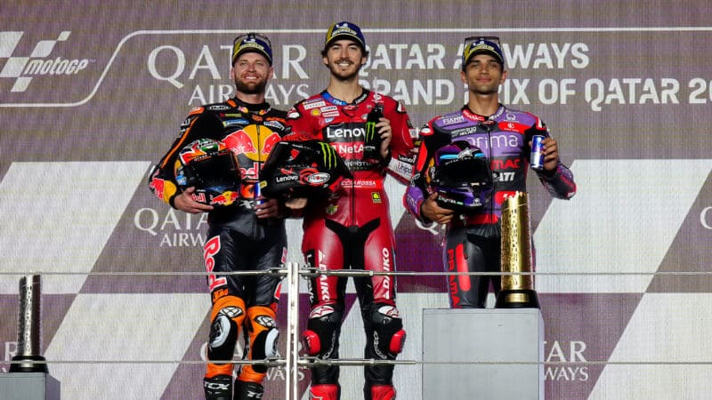Podium 2024 Qatar GP MotoGP