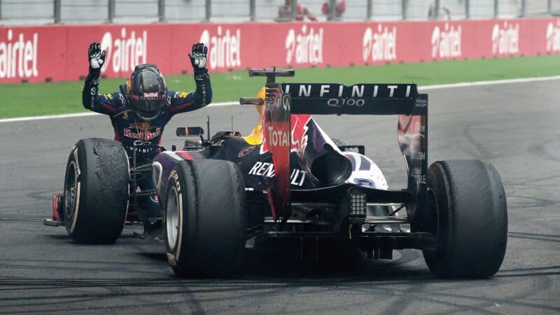 Sebastian Vettel praises his RB9 in 2013 Indian GP